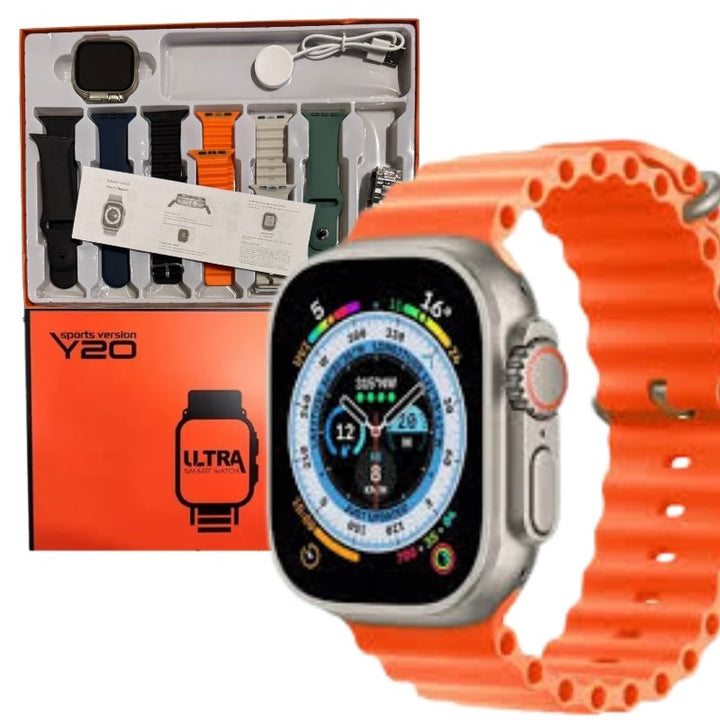 Y20 Ultra Smart Watch: 2.2" HD Fitness Tracker
