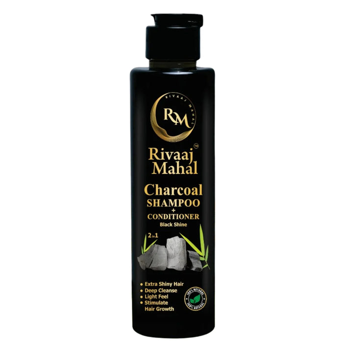 Rivaaj Mahal Charcoal Shampoo + Conditioner 2-in-1