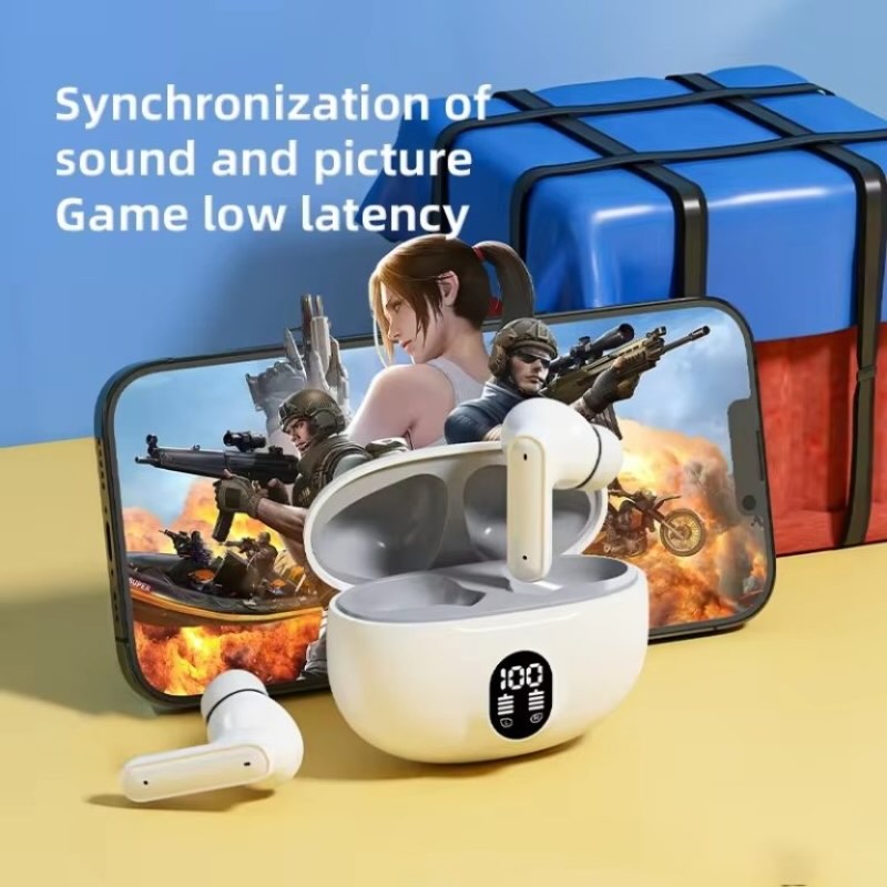 M04 TWS Bluetooth 5.3 Earbuds with LED Display
