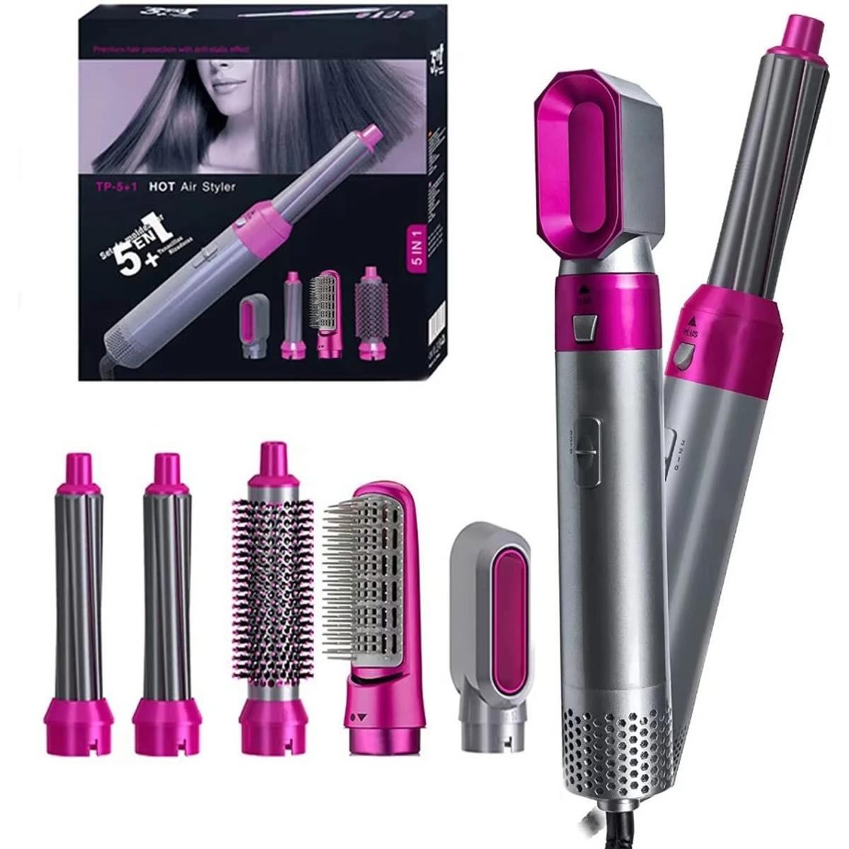 5-in-1 Electric Hair Dryer & Styling Brush Kit