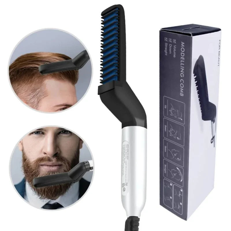 Men's Electric Hair & Beard Straightener Comb - view 2