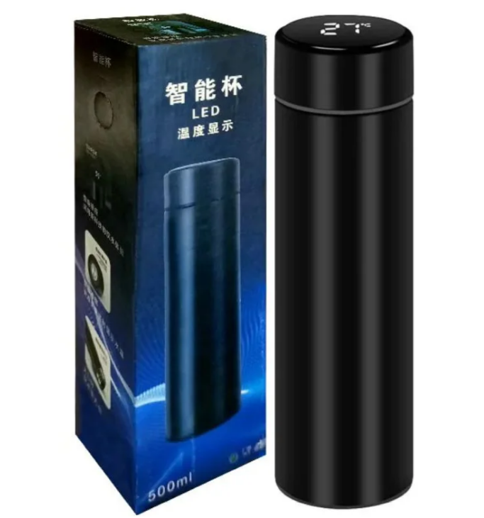 LED Temperature Display Insulated Flask (500ml)
