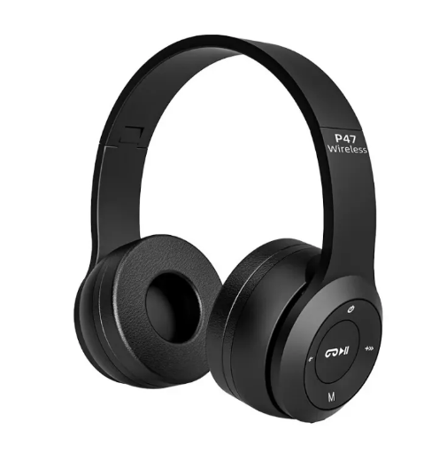 P47 Wireless Foldable Bluetooth Headphones with FM/TF Support