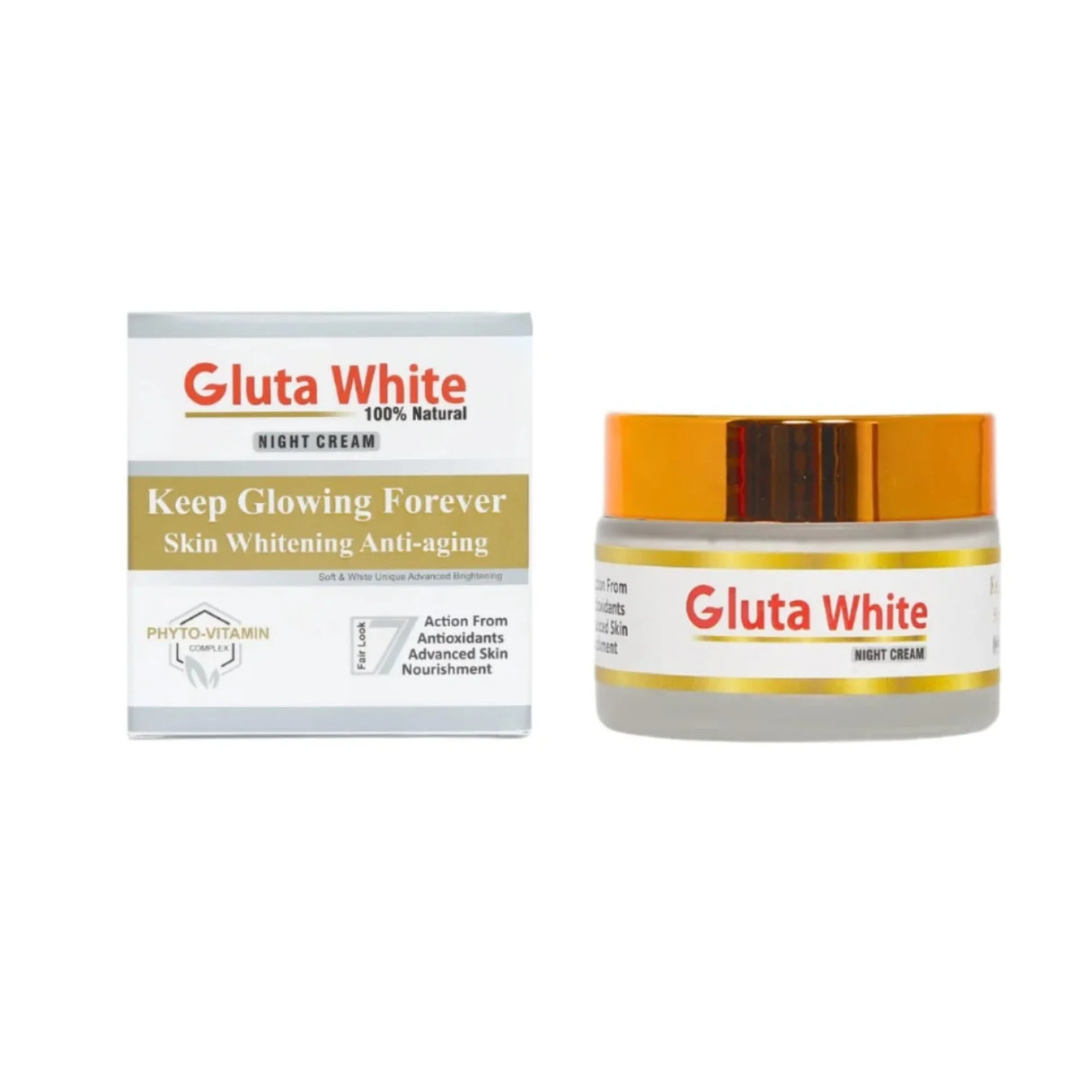 Gluta White Day & Night Brightening Cream 50g