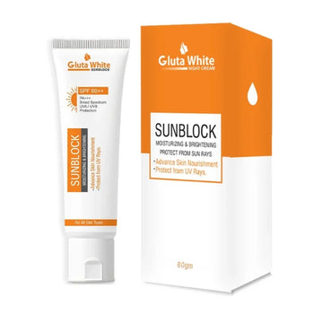 Gluta White Sunblock SPF 60 – Moisturizing Sunscreen