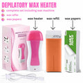 3-in-1 Wax Heater Hair Removal Kit with Cartridge & Strips